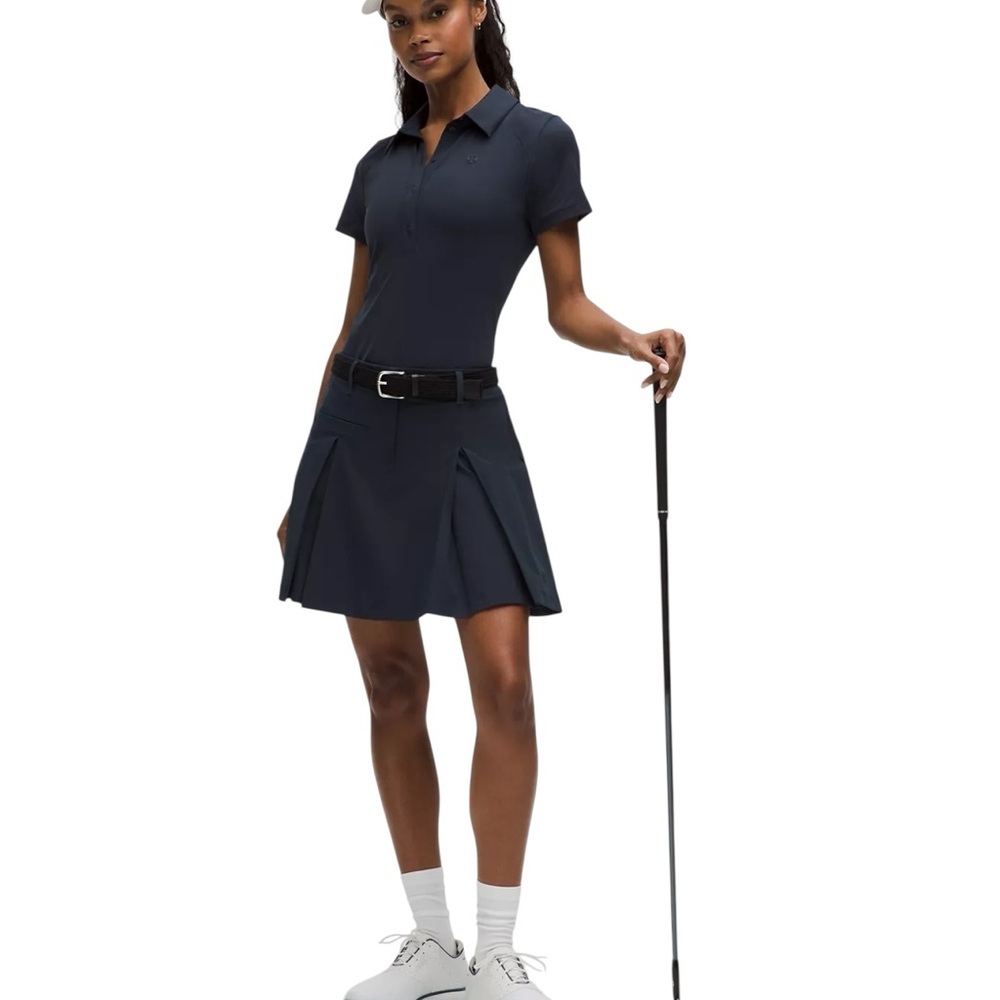 Lululemon Box-Pleat High-Rise Golf Skirt, NWT, True Navy - Picture 2 of 6